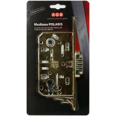 Изображение товара Межкомнатный магнитный замок AGB MEDIANA POLARIS под цилиндр золото