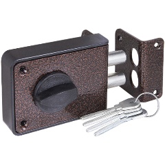 Изображение товара Замок накладной ЗЕНИТ ЗН 1-3-1 медь