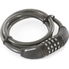Изображение товара Тросовый замок Matrix 91818 универсальный с кодовым механизмом 950 мм