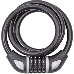 Изображение товара Замок велосипедный RUSH HOUR кодовый 12x1200 мм черный