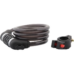 Изображение товара Замок велосипедный STG, трос спиральный, кодовый диам.12х120см