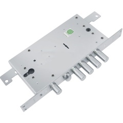 Изображение товара Замок врезной двухсистемный ГАРДИАН ЗВ 25.12 Т под тяги, 5 кл. (длинный кл. 54 мм) /123:211/