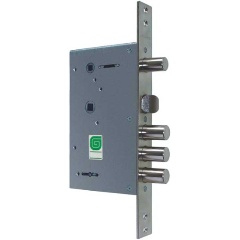 Изображение товара Замок врезной сувальдный с задвижкой и защёлкой ГАРДИАН ЗВ 30.12, 4 кл. /123:107/