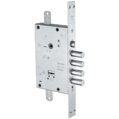 Изображение товара Замок врезной сувальдный с защёлкой CISA NEW CAMBIO FACILE 57.685.48 (тех. упаковка), ключ 44 мм