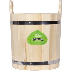 Изображение товара Запарник БАННАЯ ЛИНИЯ с пластиковой вставкой, 18л