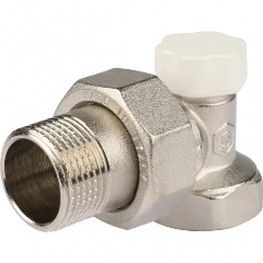 Изображение товара Клапан STOUT 3/4", запорно-балансировочный, угловой