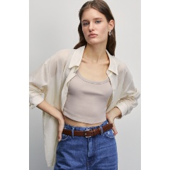 Изображение товара Топ ZARINA 4225516417-62 женский, цвет бежевый, размер M