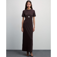 Изображение товара Платье ZARINA 4327516516-27 женское, цвет тёмно-коричневый, размер XS