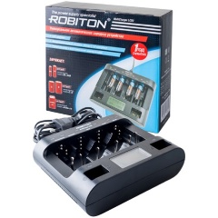 Изображение товара Зарядное устройство Robiton MultiCharger LCD2 для аккумуляторов Ni-MH и Ni-Cd