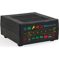 Изображение товара Зарядное устройство ВЫМПЕЛ-56 интеллектуальное с диагностикой АКБ, стартера, генератора, 20А