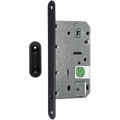 Изображение товара Защелка межкомнатная магнитная ГАРДИАН Soft 1М BL, черный матовый /128:5964/