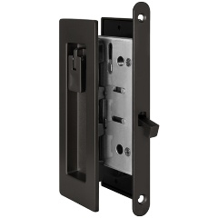 Изображение товара Комплект ручек для раздвижных дверей Armadillo SH.URB153.KIT011-BK вороненый никель