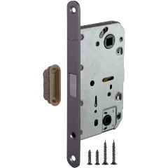 Изображение товара Защелка врезная Fuaro MAGNM96WC-50 GR графит магнитная для межкомнатных дверей