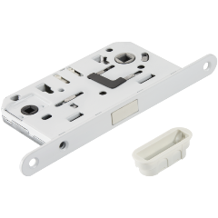 Изображение товара Защёлка врезная магнитная сантехническая ADDEN BAU WC-5096 MAG WHITE (цвет БЕЛЫЙ)