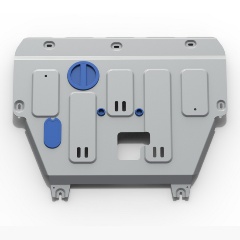 Изображение товара Защита картера и КПП Rival для JAC JS4 (Джак жс4) (2022-н.в.)/Москвич 3 (2022-н.в.), алюминий 3 мм, с крепежом, штампованная