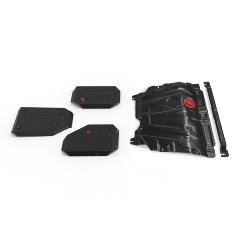 Изображение товара Защита картера, КПП, топливного бака и редуктора АвтоБроня для Haval Jolion (2021-н.в.), сталь 1.5 мм, с крепежом, штампованная, 5 частей