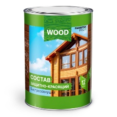 Изображение товара Защитно-декоративное покрытие для дерева Акватекс Farbitex Profi Wood, быстросохнущее, 2,7 л, рябина