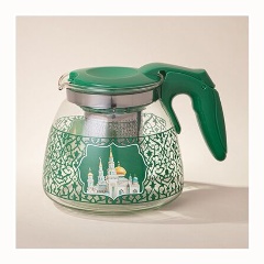 Изображение товара Заварочный стеклянный чайник AGNESS с фильтром сура 900 мл коллекционный дизайн