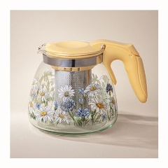 Изображение товара Чайник заварочный AGNESS с фильтром васильки 900 мл