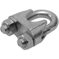 Изображение товара Зажим троса DIN 741, 6мм, 2 шт, оцинкованный, ЗУБР Профессионал 304416-06