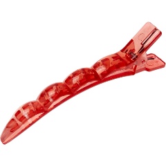 Изображение товара Зажимы для волос Harizma пластиковые розовые, 6 шт