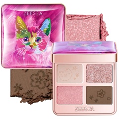 Изображение товара Тени для век ZEESEA Tipsy Kitty Eyeshadow Quad, тон 02