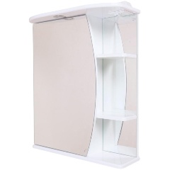 Изображение товара Зеркальный шкаф Onika ЛУНА 55.01 левый с подсветкой для ванной