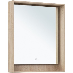 Изображение товара Зеркало AQUANET Милан 70 LED цв. дуб светлый (336404)
