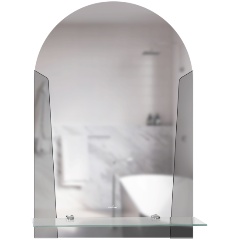 Изображение товара Зеркало MIXLINE "Эхо" 390*580 (ШВ) с полкой (К)