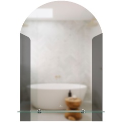 Изображение товара Зеркало MIXLINE "Муза" 390*580 (ШВ) с полкой (К)