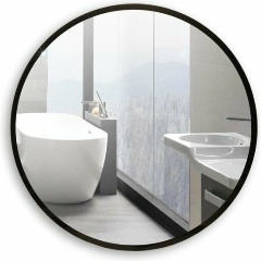 Изображение товара Зеркало MIXLINE "Ренуар" D770 без подсветки, черное обрамление