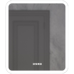 Изображение товара Зеркало MIXLINE "Стив-3" 600*700 (ШВ) сенсорный выключатель, часы + подогрев