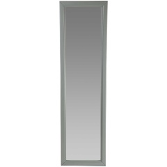 Изображение товара Зеркало навесное Мебелик Селена серое прямоугольное из натурального дерева