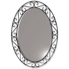 Изображение товара Зеркало Sheffilton Грация 629 черный