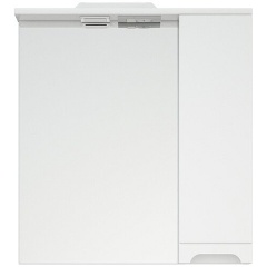 Изображение товара Зеркало-шкаф COROZO Лея 65/С белое с подсветкой подвесной для ванной комнаты