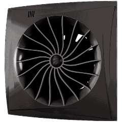 Изображение товара Вентилятор ZERNBERG Lazurit 125 gloss black вытяжной накладной 185 куб.м/ч low noise