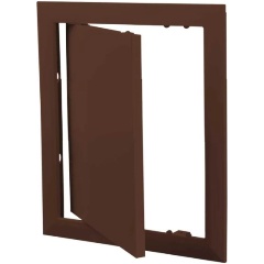 Изображение товара Дверца ZERNBERG Porta 1515 Brown пластиковая для монтажа в стену и потолок