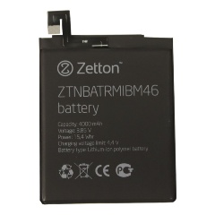 Изображение товара Аккумуляторная батарея Zetton для Xiaomi Redmi Note 3 4000 mAh (ZTNBATRMIBM46)