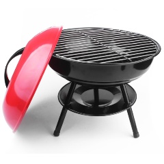 Изображение товара Гриль круглый ROYALGRILL 80-112 с крышкой, 37см (переносная жаровня)