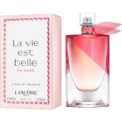 Изображение товара Женская туалетная вода LANCOME La vie est belle en rose 50 мл яркий цветочный аромат