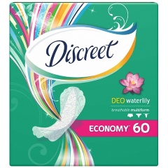 Изображение товара Женские гигиенические прокладки на каждый день DISCREET Deo Water Lily Multiform Trio, 60шт