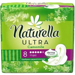 Изображение товара Женские гигиенические прокладки NATURELLA Ultra Maxi Camomile, 8 шт