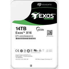 Изображение товара Жесткий диск SEAGATE Exos X16 enterprise 3.5" 14.0Tb SATA 6Gb/s 7200rpm 256MB ST14000NM001G (Уценка - У1)