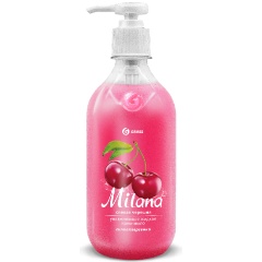 Изображение товара Жидкое крем-мыло MILANA Увлажняющее, спелая черешня, 500 мл