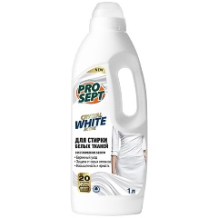Изображение товара Жидкое средство для стирки PROSEPT CRYSTAL для стирки светлых тканей, 1 л