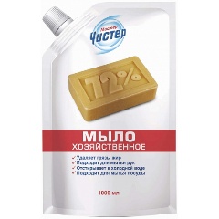 Изображение товара Жидкое хозяйственное мыло МИСТЕР ЧИСТЕР 1 л универсальное для дома