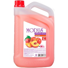 Изображение товара Жидкое мыло MODUS Персик 5 л мягкое с приятным ароматом для рук