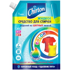Изображение товара Гель для стирки CHIRTON COLOR для цветных тканей 1 л