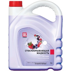 Изображение товара Жидкость стеклоомывающая Лукойл с ароматом лесных ягод, летняя, 4 л, 3099045
