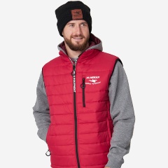Изображение товара Жилет Alaskan Juneau Vest Red М утеплённый стеганый для активного отдыха и рыбалки